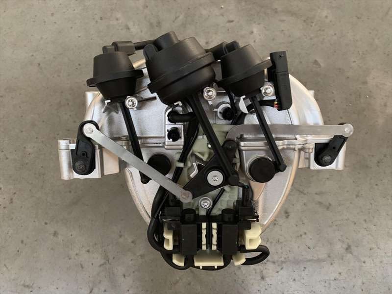 Mercedes C-class W203 Intake Manifold+switch, 280/350 V6/m272 Aluminium, Late Model, 04-06 >c-cla...