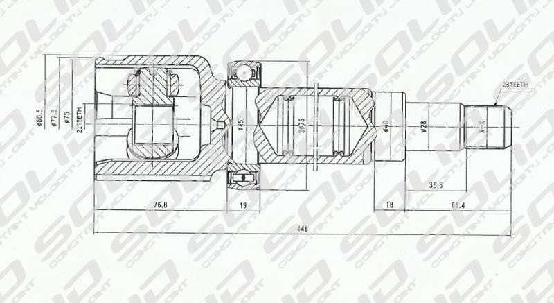 Bantam Inner Cv Joint Right (sold As Each)