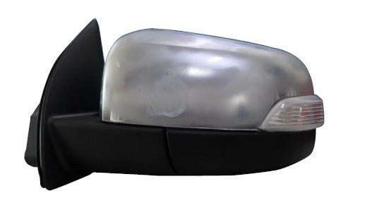 Ford Ranger 3 T6 Front, Left Door Mirror With Indicator (electric) Chrome 2011-2018