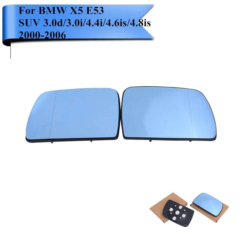 Bmw X5 Door Mirror Glass Pair E53 2000-2006