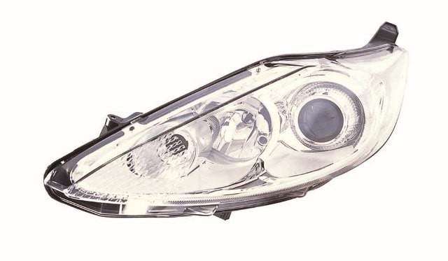 Fiesta4 Head Lamp + Mot Elec Chrome Projection Type Lh 09-12