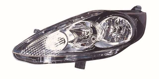 Fiesta4 Head Lamp +mot Elec Bk Halogen Lh 09-
