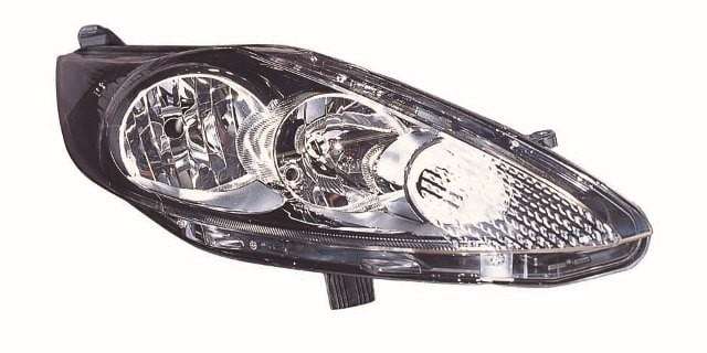 Fiesta4 Head Lamp +mot Elec Bk Halogen Rh 09-
