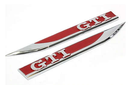 Gti Fender Badge (red)