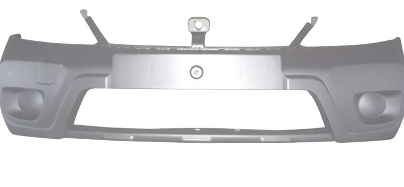 Np200 Front Bumper +fog Lamp Holes & Side Moulding