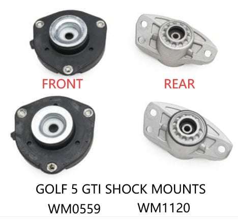 Golf 5 Shock Mountings Front And Rear Set (4 Piece)
