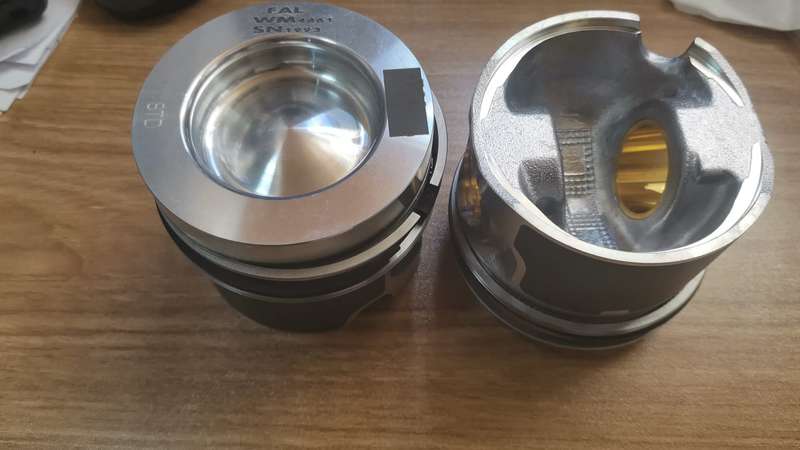 Caddy Amarok A4 A5 B8 A6 Q5 2.0tdi Piston With Ring 4pc