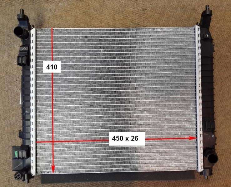 Almera 1.5 Mid (n16) Radiator Automatic 2013+