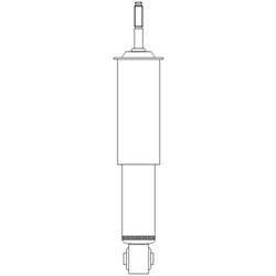 Touran Rear Shock L=r 2003-2010 (tyndall)