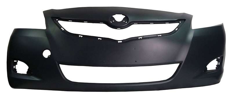 Yaris Front Bumper With Foglamp Holes 2012-2014 (hatchback)
