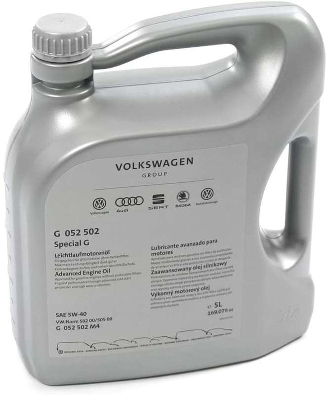 VW 5W40 Engine Oil - 5L Genuine VW