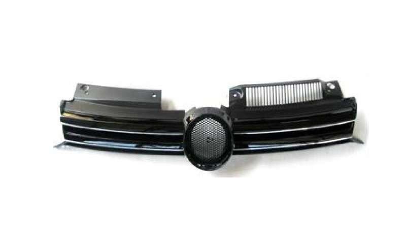 Golf 6 Main Grill With Chrome Moulding 2009-2012