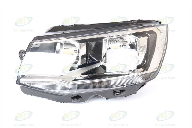 Vw Transporter/caravelle T6 Head Lamp,+motor, Halogen, Chrome, Lh E-marked, Early Model, L2 15-20