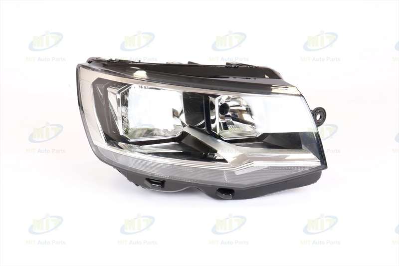 Vw Transporter/caravelle T6 Head Lamp,+motor, Halogen, Chrome, Rh E-marked, Early Model, L2 15-20