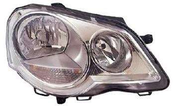 Polo 2 Headlamp Rhs 2005-2009 (manual)