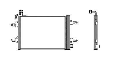 Polo 2 Air Condensor 2002-2009