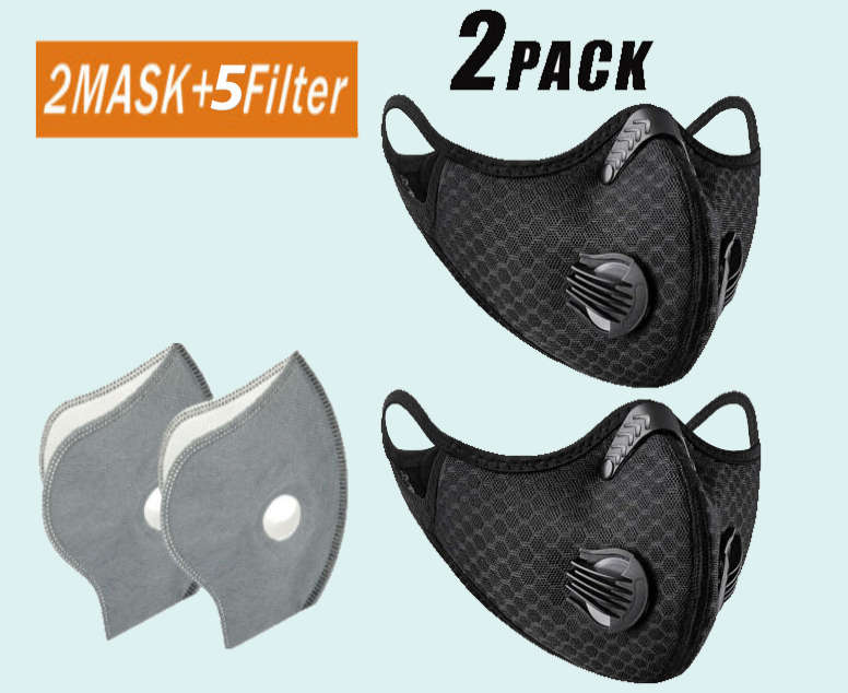 Cycling Sports Mask with double Valve