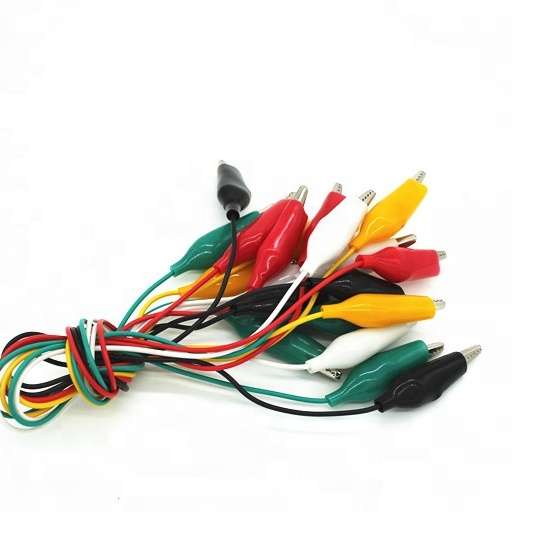 Spring Steel test leads Crocodile Clips