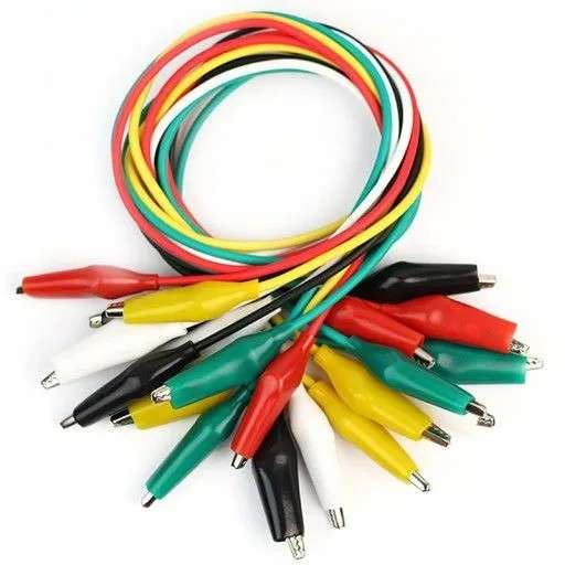 Crocodile Clip with Wire Leads (10 pack)