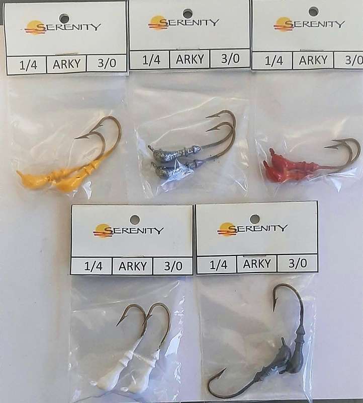 1/4 Arky Jig Heads 3/0