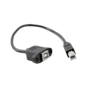 Panel Mount USB Cable B Male to B Female