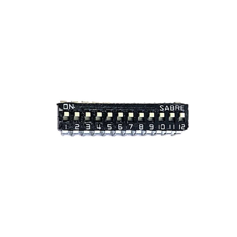 Slide DIP Switch 12 Pole