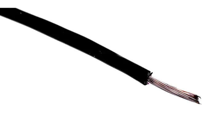 0.4mm Black PVC Insulated Tinned Copper Wire per Meter