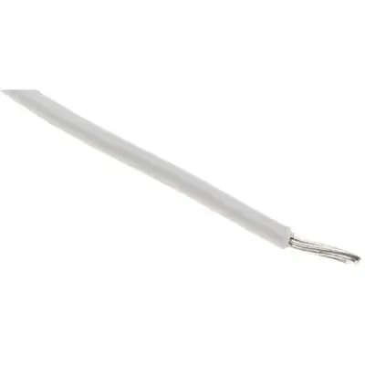 0.4mm White PVC Insulated Tinned Copper Wire per Meter