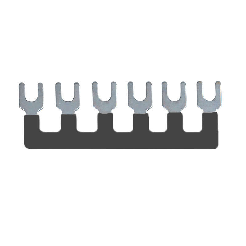 Jumper Block Terminal Strips, 6 Pin, 25A, Black