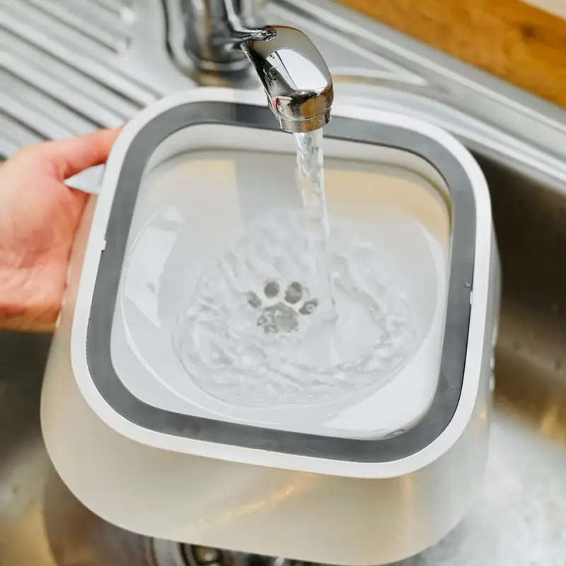 Pet Magic Bowl For Dog And Cat Anti Splash Feeding Drinking Basin Water Fountain No Slip Slow Drinki
