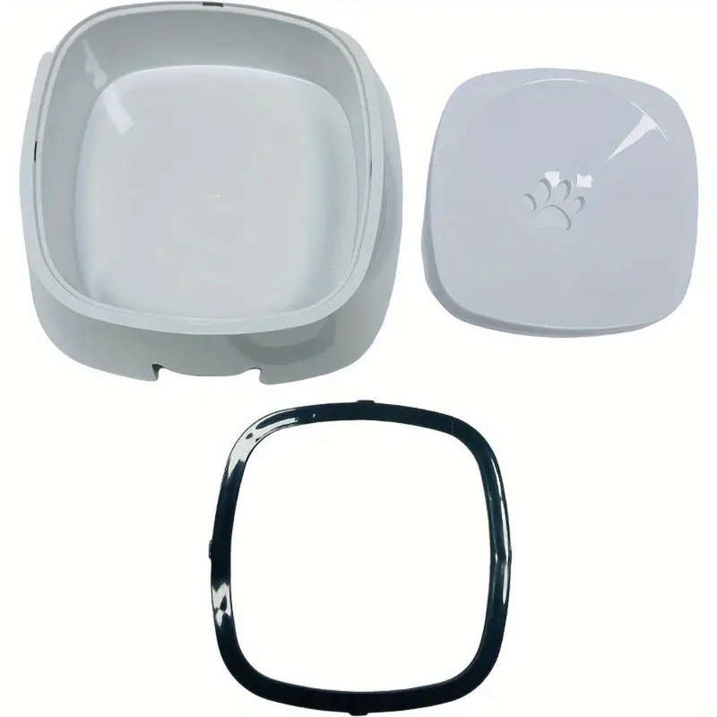 Pet Magic Bowl For Dog And Cat Anti Splash Feeding Drinking Basin Water Fountain No Slip Slow Drinki