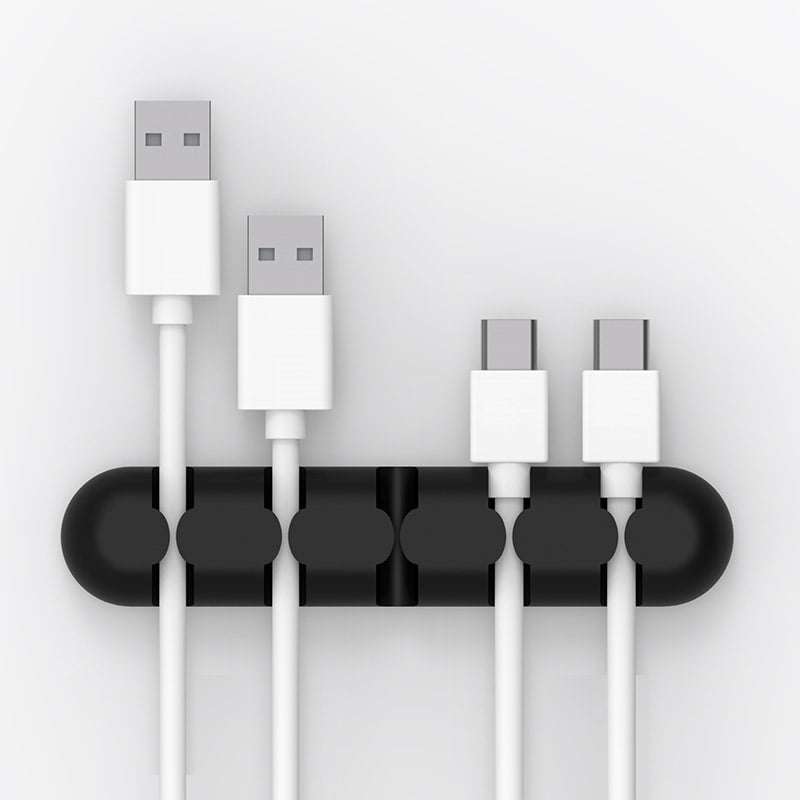 ORICO 5 Slot Desktop Cable Management Clip - Black