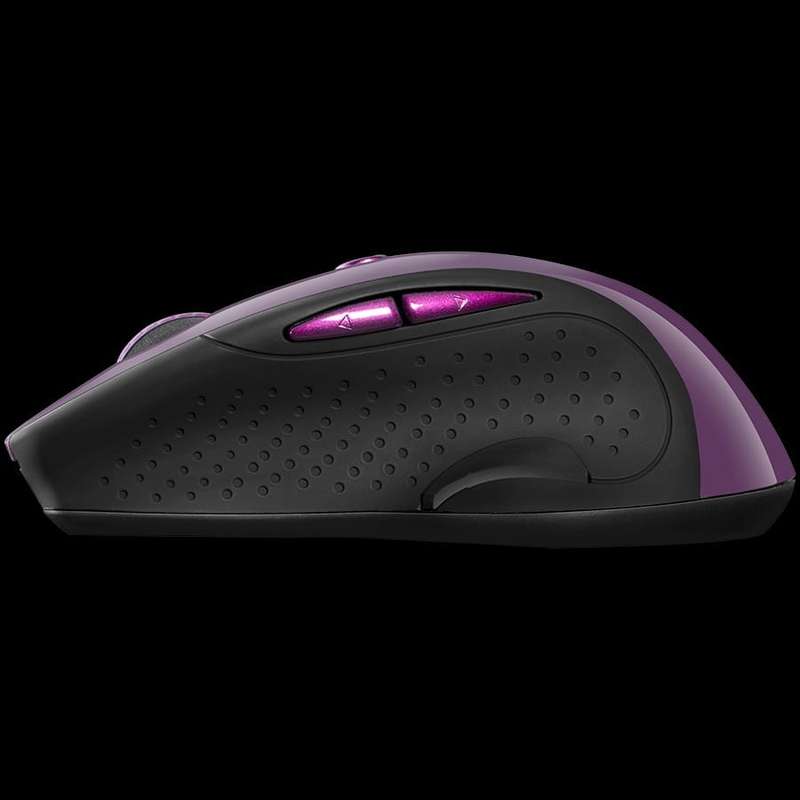 CANYON MW-01, 2.4GHz wireless mouse with 6 buttons, optical tracking - blue LED, DPI 1000/1200/16...