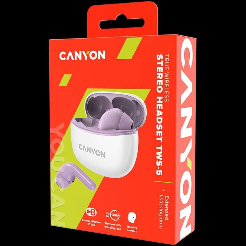 CANYON  TWS Bluetooth Headsets CNS-TWS5PU