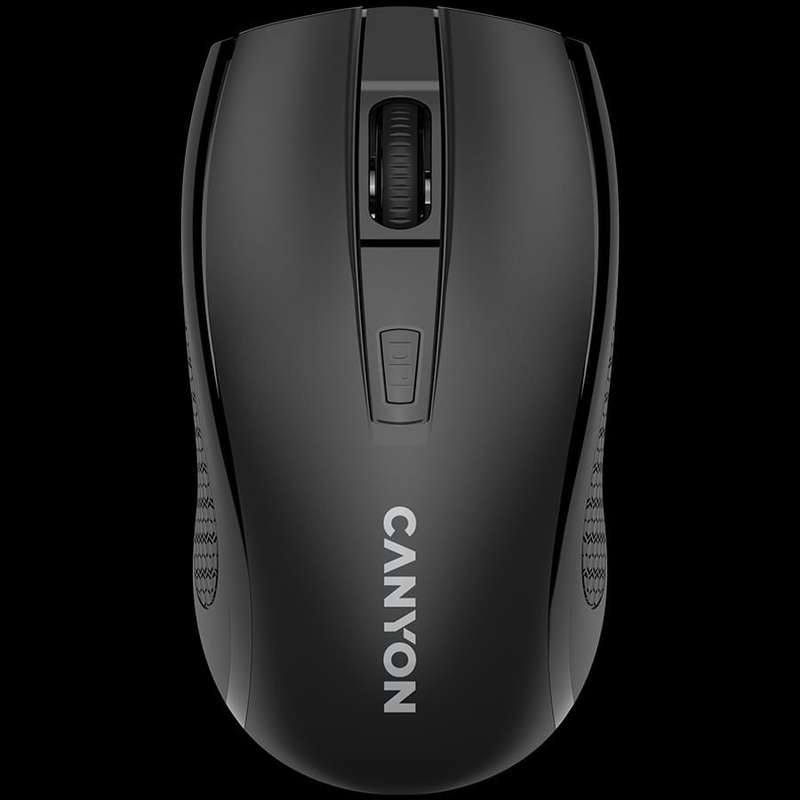 CANYON MW-7, 2.4Ghz wireless mouse, 6 buttons, DPI 800/1200/1600, with 1 AA battery ,size 110*60*...