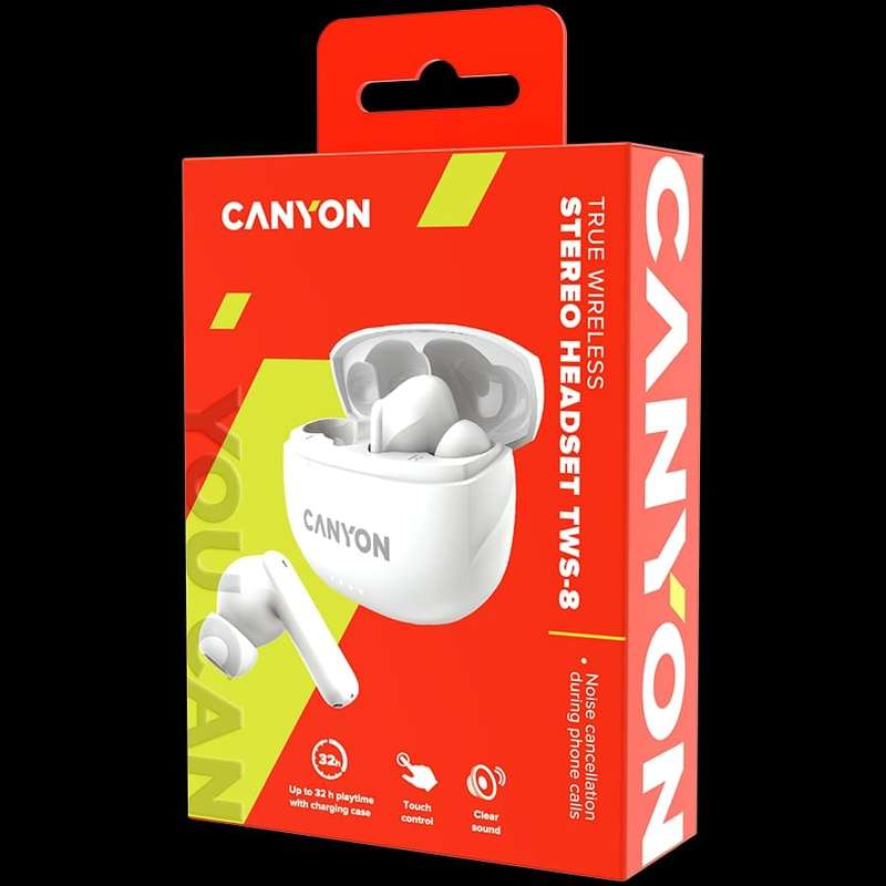CANYON  TWS Bluetooth Headsets CNS-TWS8W