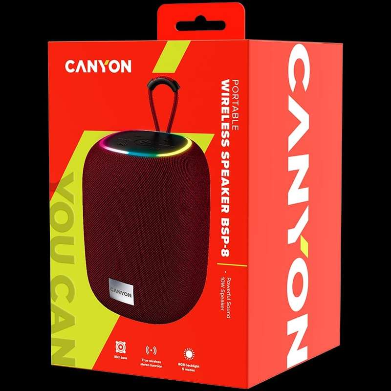 CANYON  Multimedia - Speaker Bluetooth CNE-CBTSP8R