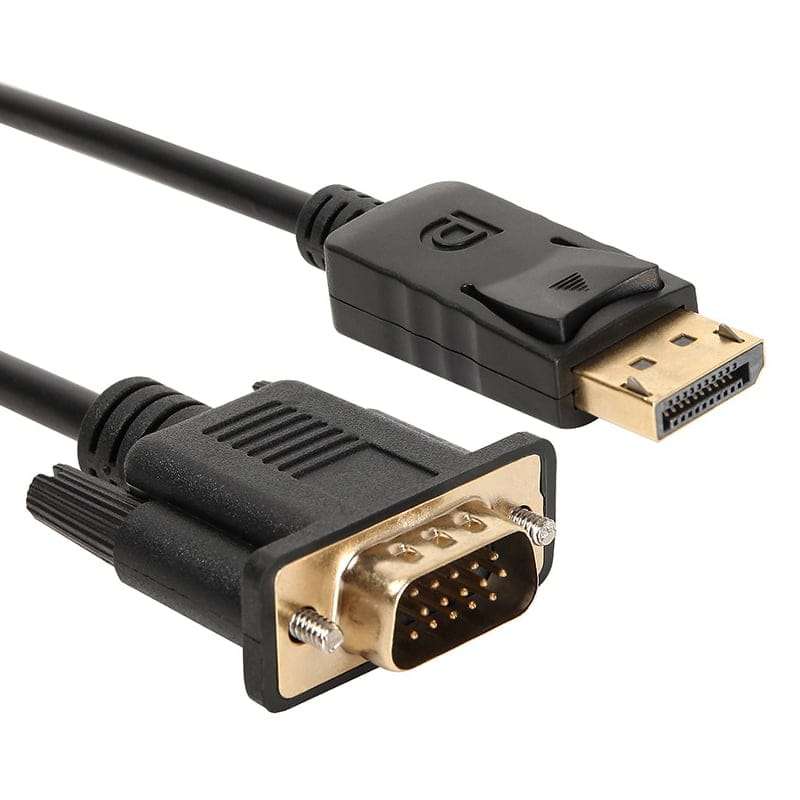 Gizzu 1080P DisplayPort to VGA Cable 1.8m Poly