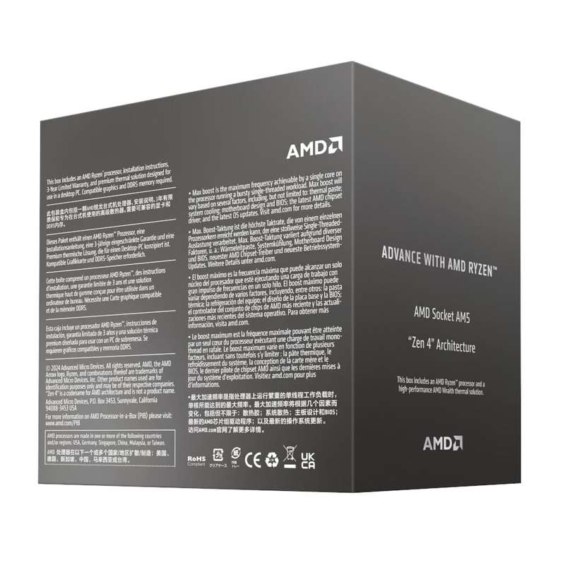 AMD RYZEN 7 8700F 8-Core 4.1GHZ AM5 CPU