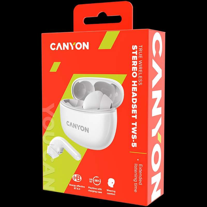 CANYON  TWS Bluetooth Headsets CNS-TWS5W