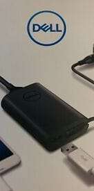 Dell Power Adapter Plus (45Watt) with Extra USB-A Port,  19.5V, 7.4mm Barrel AC Adapter / Laptop ...
