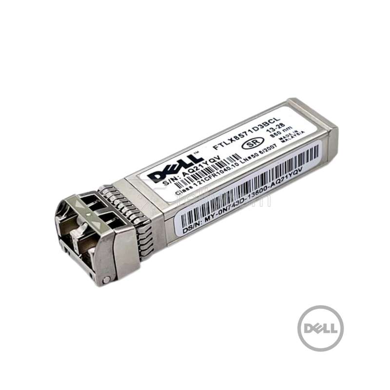 Dell 10Gb SFP+, Dell Networking, Transceiver SFP+, 10GbE, SR, 850nm Wavelength, 300 meter Reach