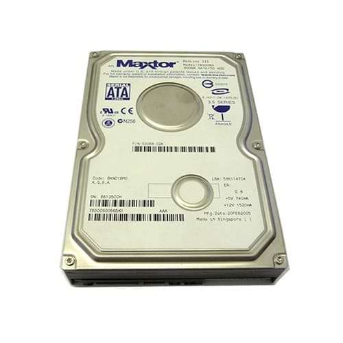 300GB Maxtor 3.5" SATA-1.5Gb/s 7200RPM  16MB Desktop HD