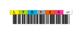 LTO-7 Barcode Label  (Random numbered)