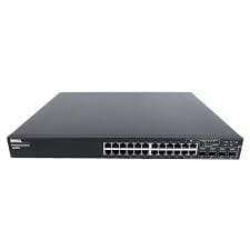 Dell PowerConnect 6224P Series, 24 Port Gigabit POE, SFP+ Ethernet Network Switch (2x Uplink Bays...