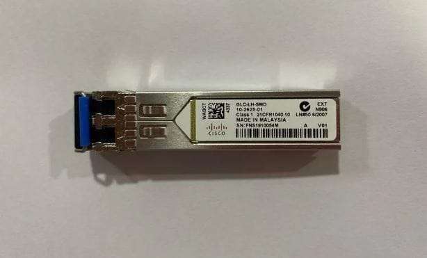 Cisco Gigabit SFP, Gbic, Single Mode 1000BASE-LX, 10KM, 1310mm 10KM SFP Module (Cisco Original)