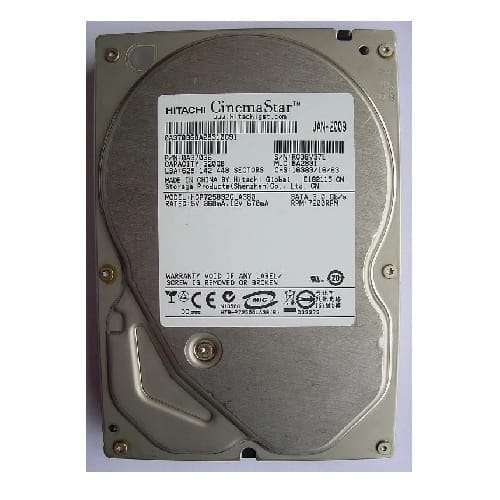 500GB HGST, CinemaStar, SATA, 3GB/s, 3.5, 7200RPM, 8MB Cache, Desktop HDD