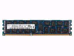 16GB Sk-Hynix/Dell, PC3-14900 CL13 ECC Registered Dual Rank DDR3 (1866MHz) SDRAM 240-pin Dimm (Se...