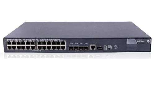 HPE Aruba A5800 Series, 24 Port (24G PoE+), A5800-24G-PoE, Layer-3 Rack Mount Switch. H3C S5800-3...