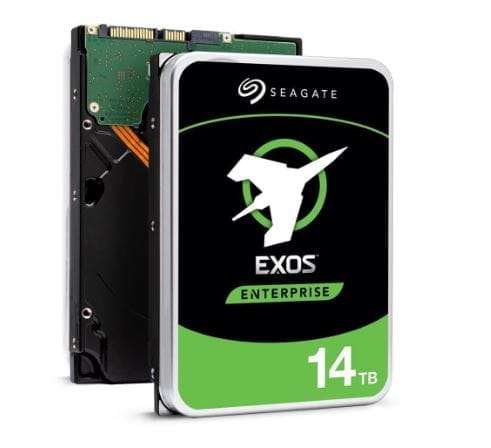 14TB Seagate Exos X16, Enterprise Series, SATA-6Gbs, 7200rpm, 512e,  3.5" LFF, High Performance H...